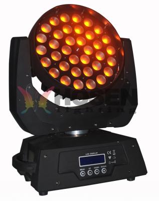 China High performance ! 36x18w led zoom moving head,zoom movinghead,uv led rgbwa wash light HS-LMW-3610Z for sale