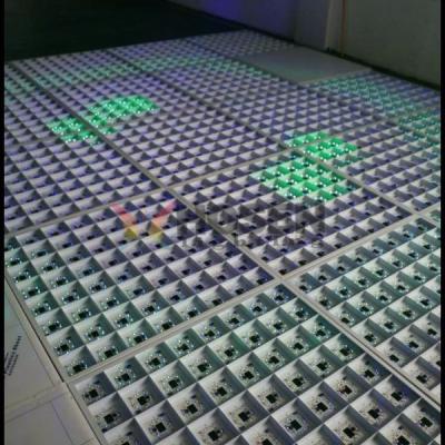 China New Product 1M x 1M Led Dance Floor , Portable Party Wedding Dance Floor 1mx1m for sale