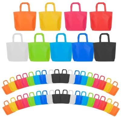 China Handled Printed Customized 10 x 13 Inch, 9 Colors Party Favor Eco Friendly Non Woven Bag With Handles for sale