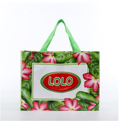 China Wholesale Promotional Reusable Printable Non Woven Non Woven Handled /eco PP Nonwoven Shopping Bag Tote Bag Promotional Grocery Bag With Logo for sale