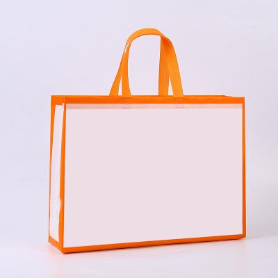 China Wholesale Handled Tote Reusable Non Woven Bag With Promotional Shopping Bag for sale