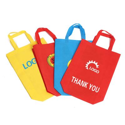 China Factory Price High Quality Ultrasonic Nonwoven Eco-friendly Reusable Handled Bag Custom Printed Tote Bags For Shopping for sale