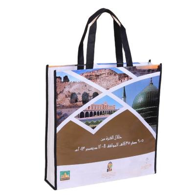 China Cheap Price Handled Printed Eco Friendly Large Size Tote Shopping pp Non Woven Bag for sale