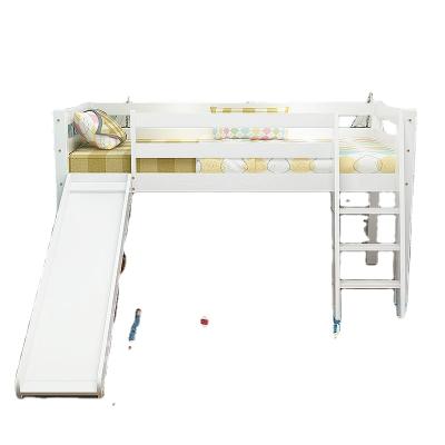 China Furniture Kids Solid Wood Bunk Bed With Storage For Girls Kids Wooden Bunk Bed With Slide Bunk Bed For Kids for sale