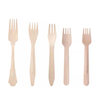 China Disposable Korean Flatware Knife Fork Wooden Style Handle Cutlery Set Wooden Fork for sale