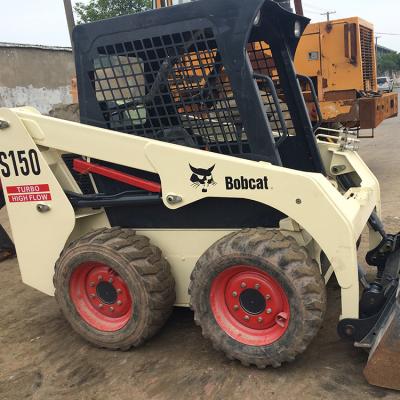 China Road Making Machine Mini Used Skid Steer Loader Bocat S300 S150 With Small Excavator for sale