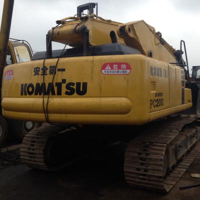 China Japanese Komatsu Second Hand Excavator PC200-6 Original Yellow Used Excavator for sale