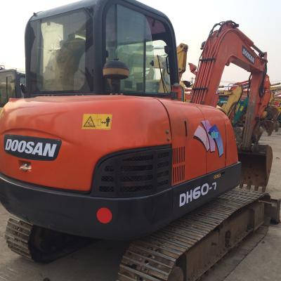 China Rc Mini Second Hand Excavator Heavy Equipment Dosan DH60-7 Excavators for sale