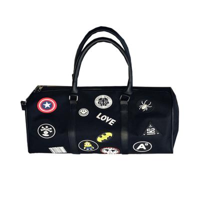 China High Quality Canvas Duffel Bag With Insignia Decoration Durable Stylish Oxford Military Green Unisex Duffel Bag for sale