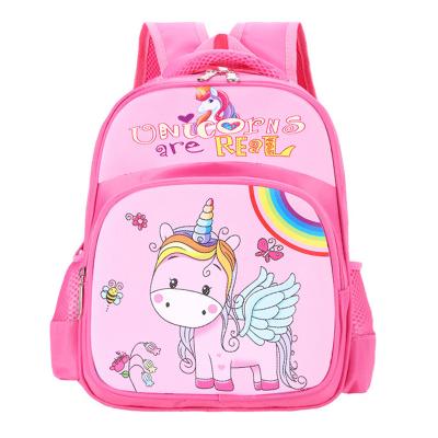 China Hot Selling Anti-theft Unicorn Kitty Boys Cartoon Backpack School Bags Pink Girl Children School Bag Package for sale