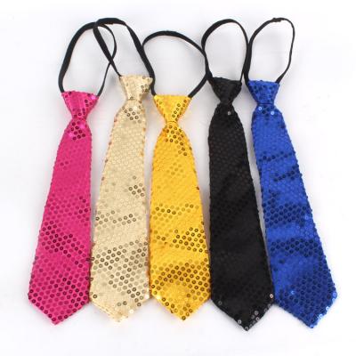 China Wholesale leisure tie single stain sequins tie hip-hop dance, magic show stage children tie for sale