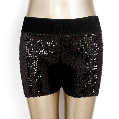 China Ms. sequin shorts hot pants sexy tight sequin elastic shorts mini club club festival festivities stage performance clothing for sale