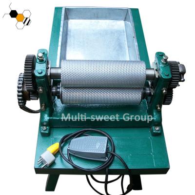 China Beeswax Machine for Beekeeping Equipment Automatic Beeswax Comb Base Roller Beeswax Base Embossing Machine for sale