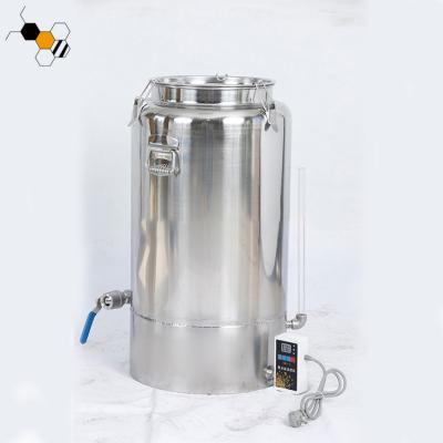 China Farms Stainless Steel 100kg Honey Bucket Honey Heating Tank for sale