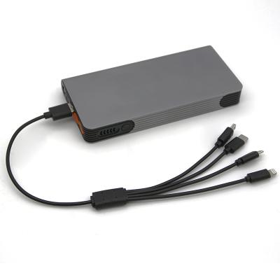 China ULTRA THIN Portable Passenger Car Car Jump Starter Battery Power Bank for Gasoline and Diesel Car for sale