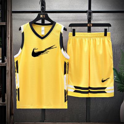 China Custom Quick Dry Sublimation Antibacterial Reversible Full Tank Top Basketball Basketball Uniforms Quick Dry for sale