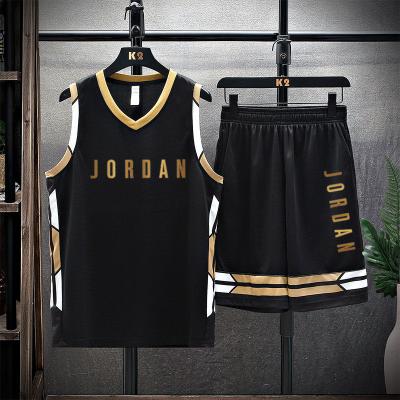 China Custom Basketball Uniform Good Quality Mesh Basketball Tank Top Reversible Antibacterial Design Latest 2022 Cheap Wholesale for sale