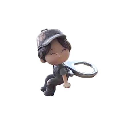 China Over 6 Years Custom Soft 3d PVC Key Chain / Custom Figure Toy Keychains for sale