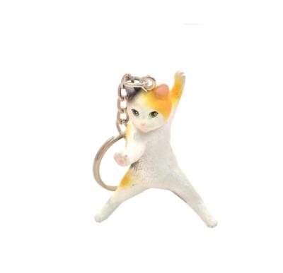 China Over 6 Years Create Custom PVC Cat Key Chain Vinyl Keychains With Logo For Gift for sale