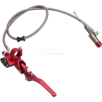 China Metal Red Line 22mm (7/8in) 900mm Handle Hydraulic Lever Clutch Distributor For 125-250CC Pit Dirt Bike ATV Motocross Motorcycle for sale