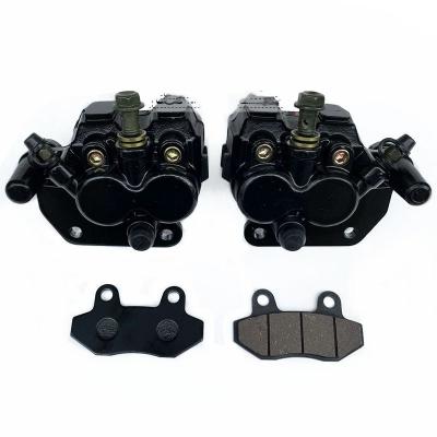 China Metal Disc Brake Front Left Side Brake Calipers Lower Flange Pump Replacement For 200cc 250cc ATV for sale