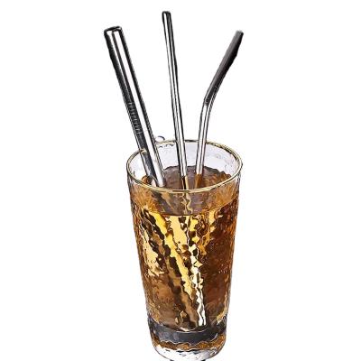 China Drinking Logo Metal Straw With Case Customized Reusable Metal 304 Stainless Steel for sale