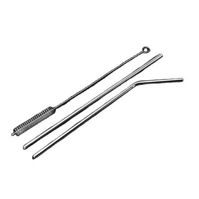 China Sustainable Metal Boba Straw 12mm 304 Stainless Steel Bubble Tea Straw Set for sale