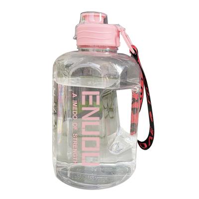 China Bpa Free Eco-friendly 2.2 Liter Half Gallon Plastic Water Bottle Jug With Lid For Fitness Gym for sale