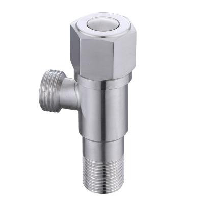 China Wholesale Price Modern Sanitary 304 Stainless Steel Angle Valve Family Angle Stop Valve Fit Valve for sale