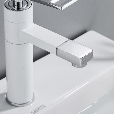 China Fashionable Simple Cheap Shower Basin Faucets Competitive Price Modern Metered Handle Bathroom Faucets for sale