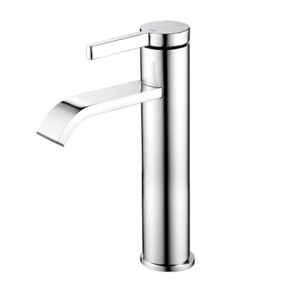 China Hot-selling Products Mixer Tap Single Hole Waterfall Waterfall Basin Faucet Bathroom Metered for sale