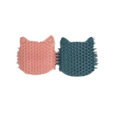 China Sustainable Cat daily play teasing cute massage function for cats cat dabbing board scrubbing brush supplies for sale