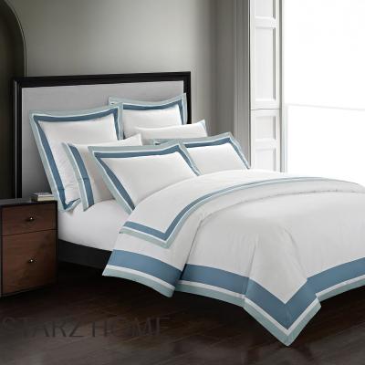 China Europe Design Style Queen Size Cotton Double Bedsheets Duvet Cover Bedding Set 3-3.5kg for sale