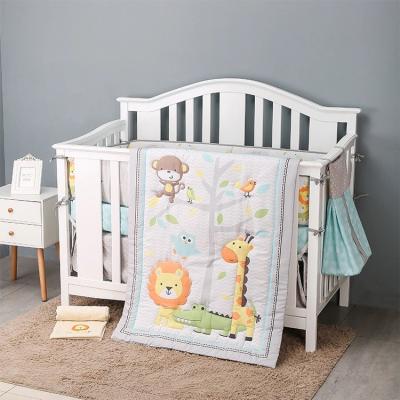 China Comfortabele en ademende baby dekbedbedden sets collecties voor meisjes kinderkamer Te koop