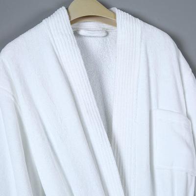 China Hotel Cotton Bathrobe Hypoallergenic and Soft Medium Length Nightgown for Adults for sale