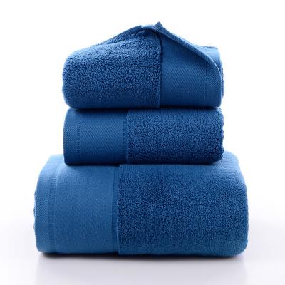 China Thickened Pure Cotton Cloth Hotel Face Towel Soft Absorbent Non-Shedding Bath Towel for sale