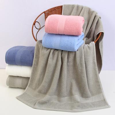 China 100% Cotton Custom Plain Household Towel 32 Strands Quick Drying Absorbent Washable Towel for sale