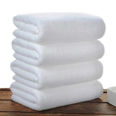 China Customized white hotel exclusively for 100% cotton absorbent thickened bath towel for sale