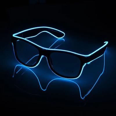 China Gafas luminosas persianas brillantes gafas de sol para fiestas Bar Flash LED luz juguetes fácil en venta