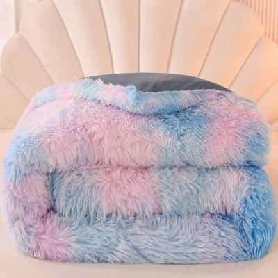 China 2024 Quilt Blanket For Home Mink Velvet Comforter Crystal Velvet Thickened Warm Winter Summer for sale