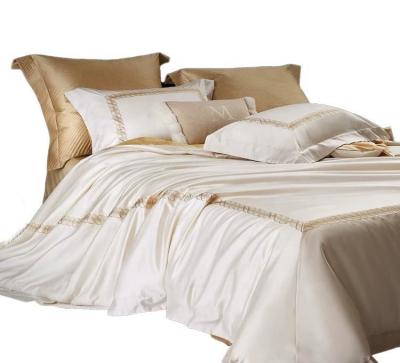 China 100% Cotton Sateen Bedding Sets European Style 200S Double Stranded Long Staple for sale