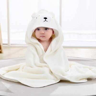 China Colors Newborn Animal Baby Hooded Bath Towel Plain with Materials and Digital Print for sale