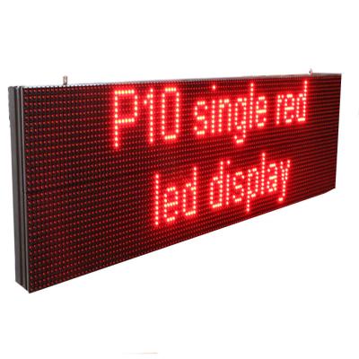 China Outdoor Single Color Led Display Screen for sale