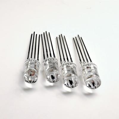 China High Quality Kento 5ARGB4UCA 5mm 4pins RGB LED Light Emitting Diode Ignition with Water Clear Lens for sale