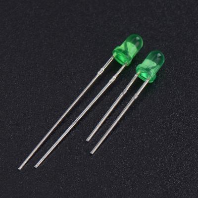 China Cheap Price 3AG2HD01 3Mm Green Diffused Dip Led 575Nm 3mm for sale