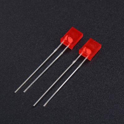 China 2A5R2UD12 2X5X7Mm Dip Led Red Light Emitting Diode 2x5x7mm for sale