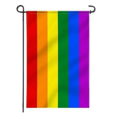 China Healthcare Institute Digital Printing 3*5ft 100% Polyester Gay Progress Pride Rainbow String Flag for sale