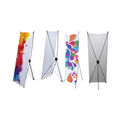 China Korean High Quality Horizontal Aluminum Display Advertising X Banner Stand 80x180cm for sale