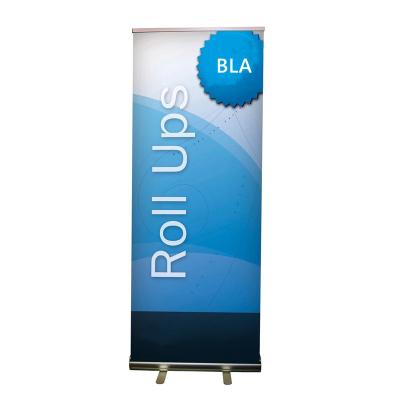 China Advertising Flex Banner Rolls Display Moving Roll Up Banner Stand Up Customized Graphics High Quality Spring Roll Up Stand For Advertising for sale