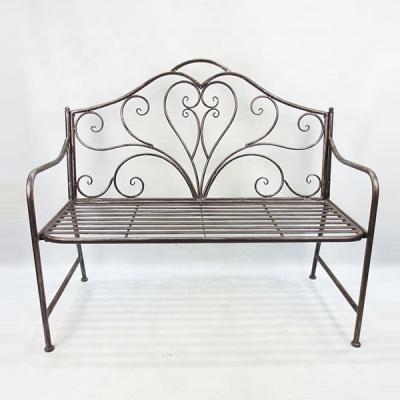 China Factory Supply Durable Metal Garden Chairs Patio Park Country Benches for sale